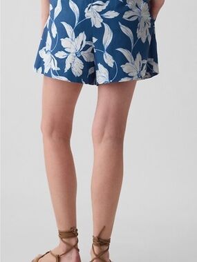 GAP Blue Floral Bermuda Shorts